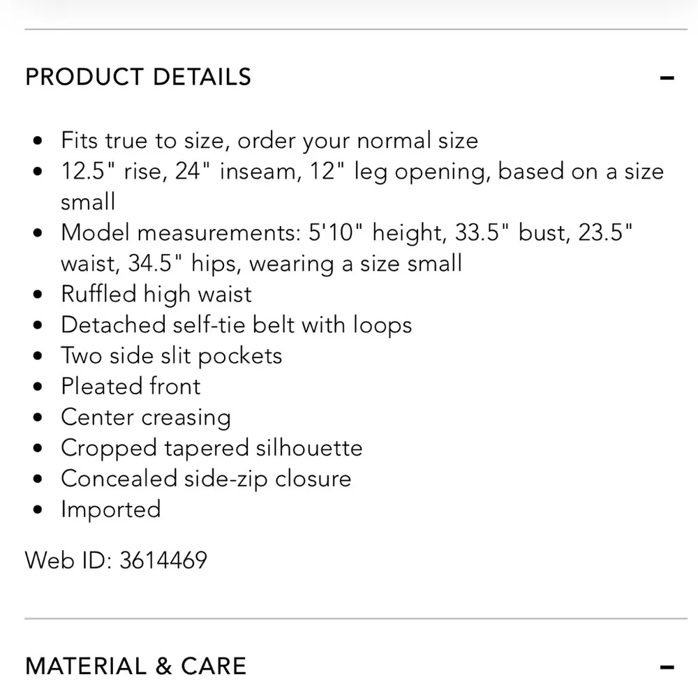 Amanda Uprichard Tessi Black Faux Leather Paperbag Waist Pants - Image 3