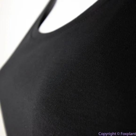 Isaac Mizrahi Live 100% cotton black short‎ sleeves scoop neck dress, S - Image 8