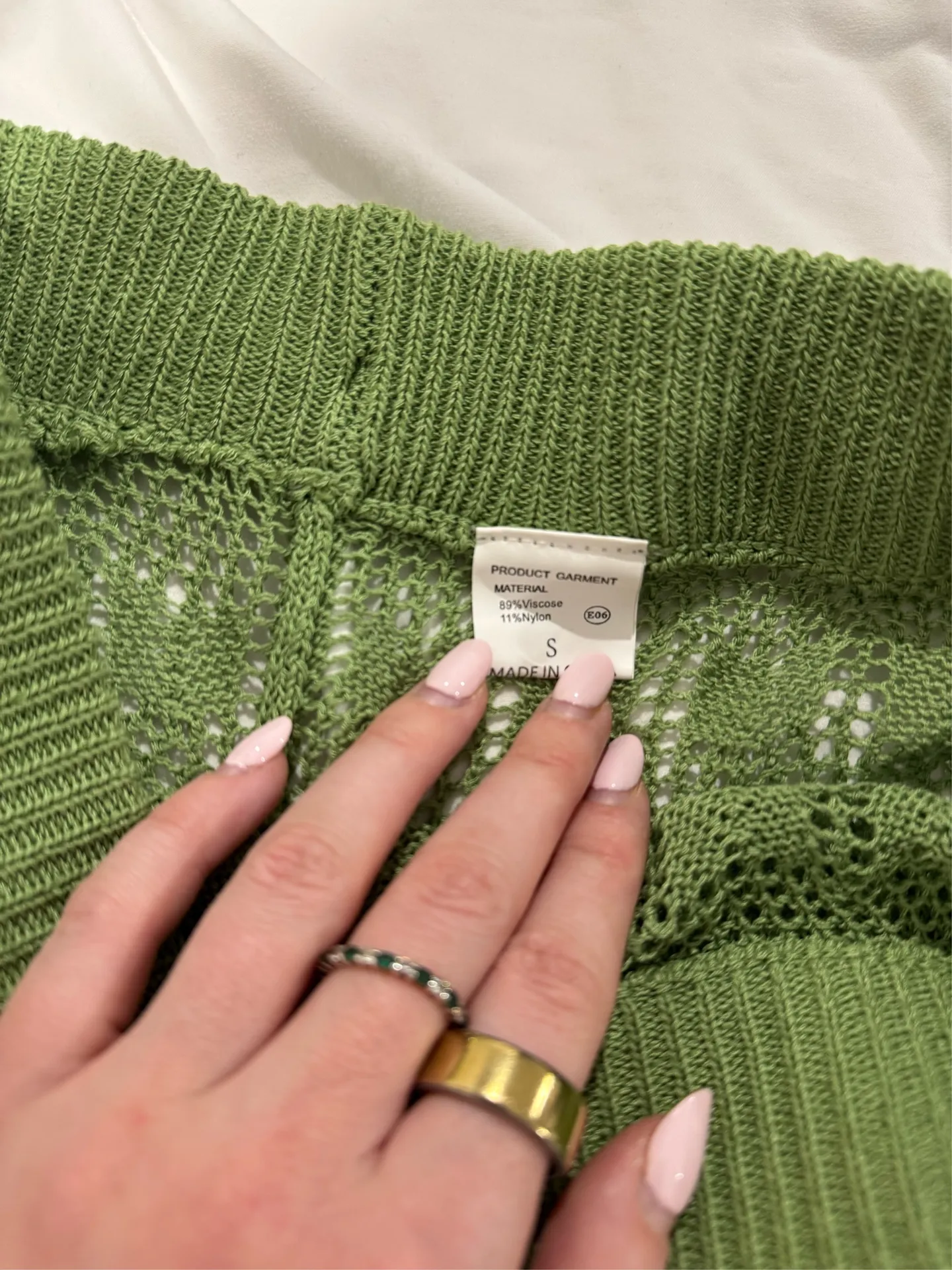 Green Two Piece Cover Up Set - Image 4