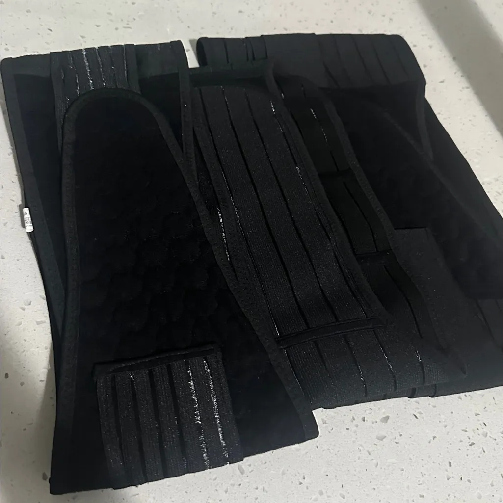 3 in 1 Postpartum Belly Wrap Recovery Belly/Waist/Pelvis Belt Black Band Size L - Image 7