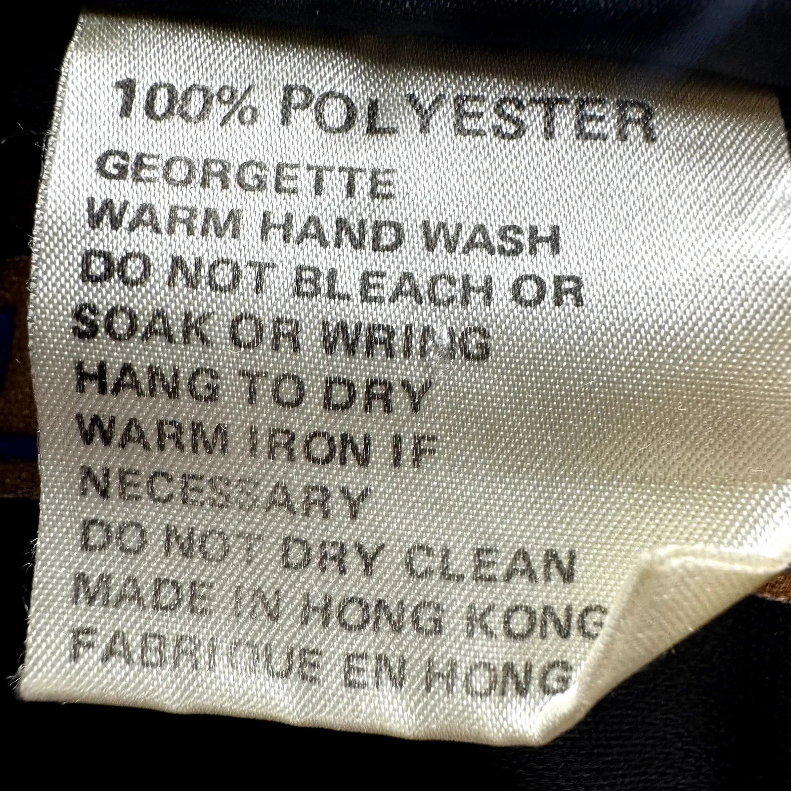 VTG Diane Freis Georgette Maxi Dress V Neck Ruffle Floral Smocked Multicolor XL Black - Image 5