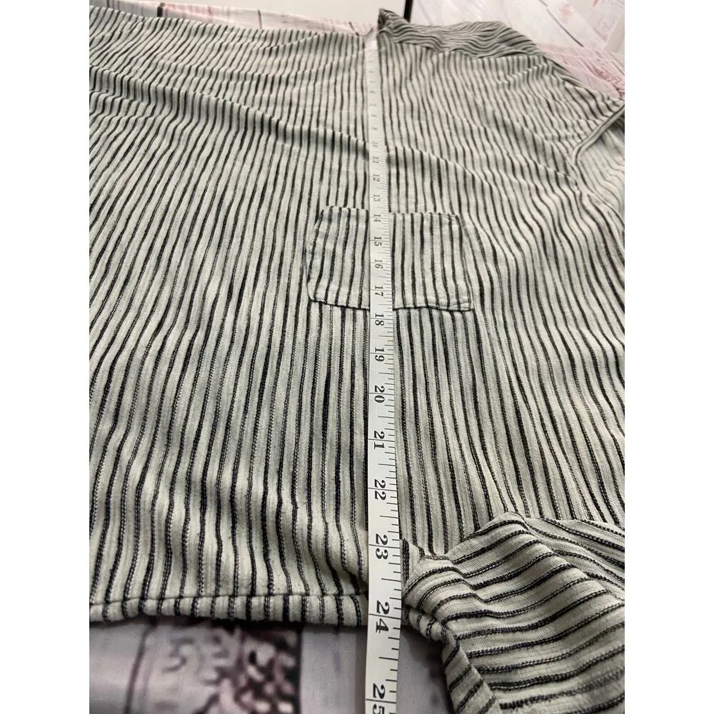 Old Navy Pocket Tee Shirt Womens XL Striped Crew Neck Short Sleeves Cotton Blend - Image 7