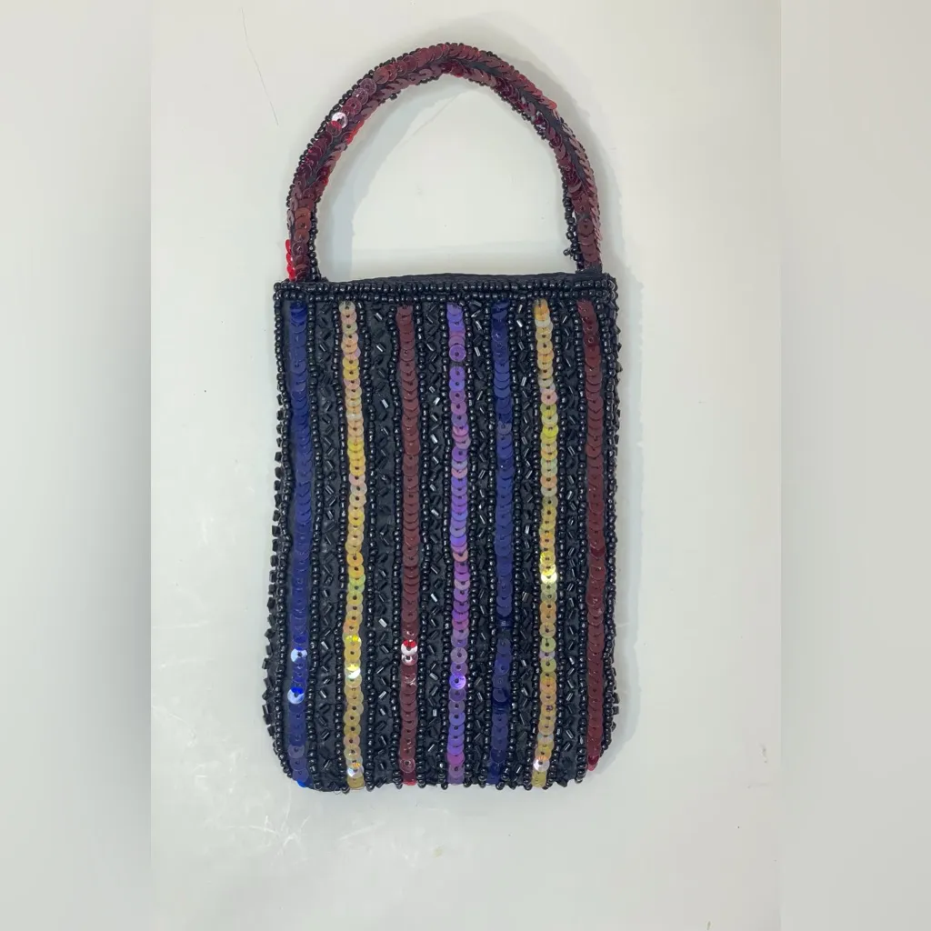 Elegant Multicolor Y2K Sequin Beaded Women's Case for‎ Cellphones Black - Image 3