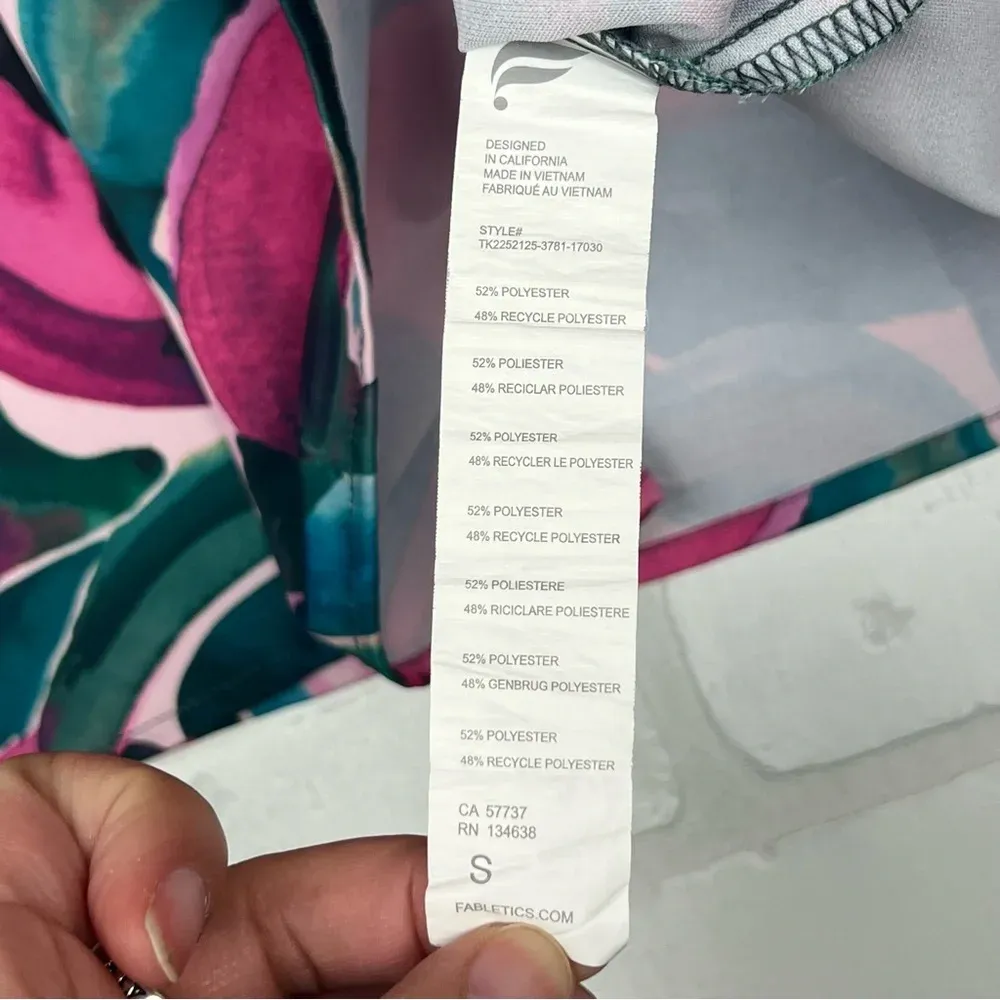 Fabletics Sleepy Tack‎ in Painted Tulips, Size Small - Image 9