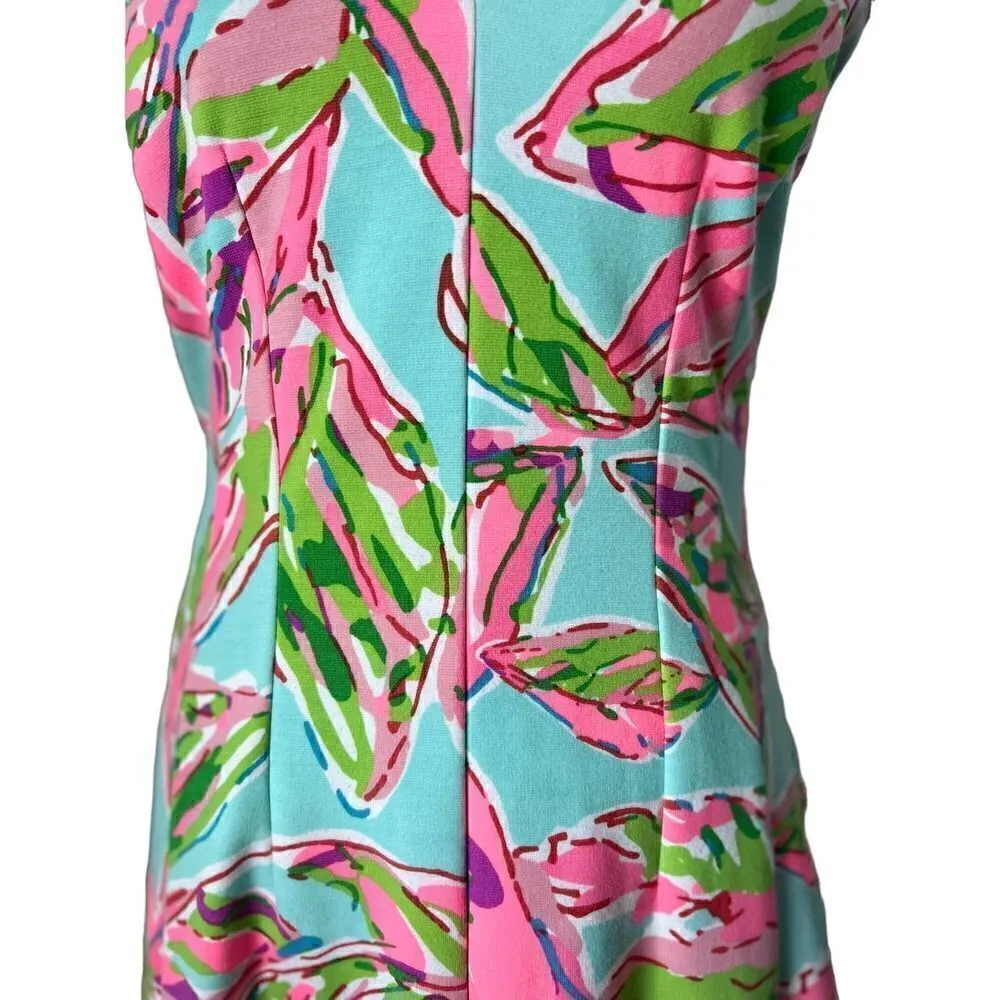 Lilly Pulitzer Briella Dress in the Vias Small Sleeveless Tank Fit Flare Wedding - Image 5