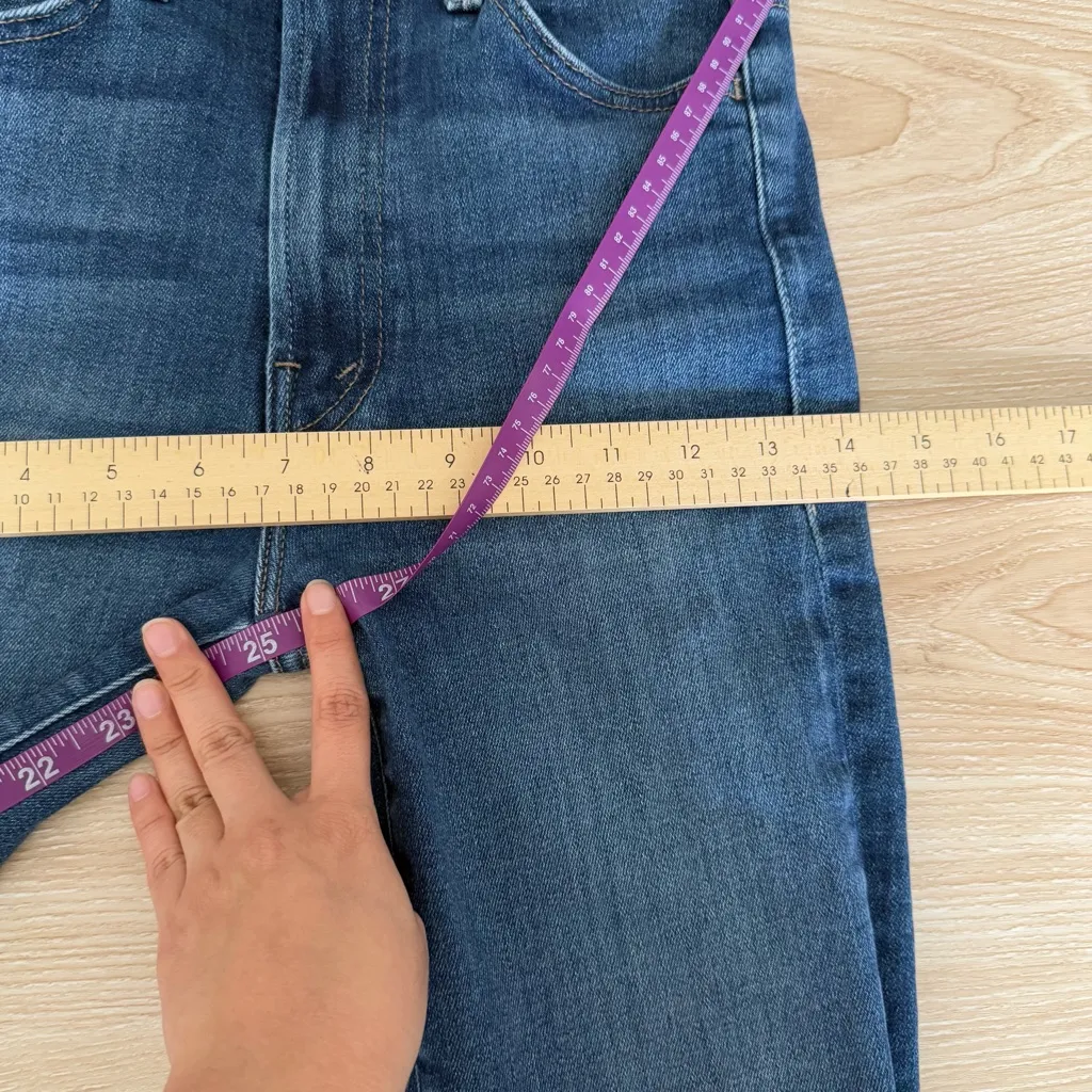 Mother 24 Hustler Ankle Fray Home Movies Blue - Image 8