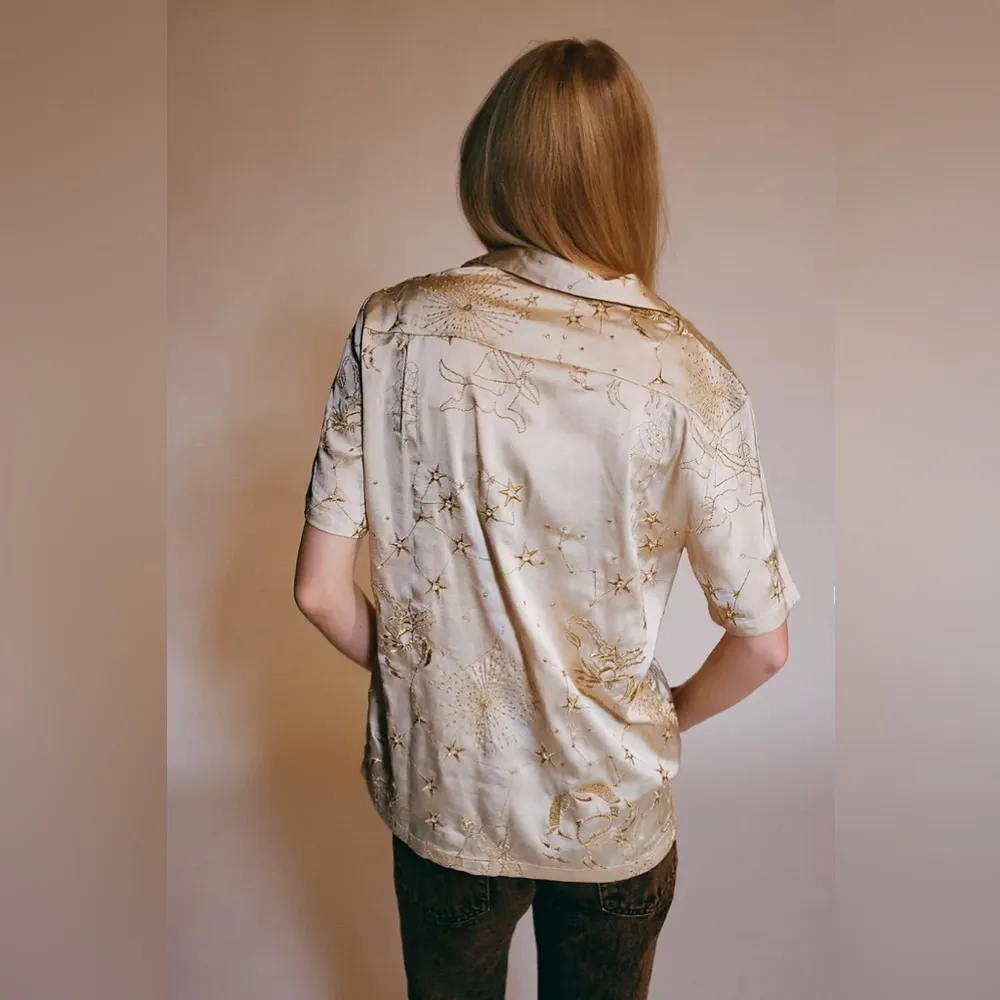 UO Zodiac Leo Souvenir Button-Down Top - Image 5