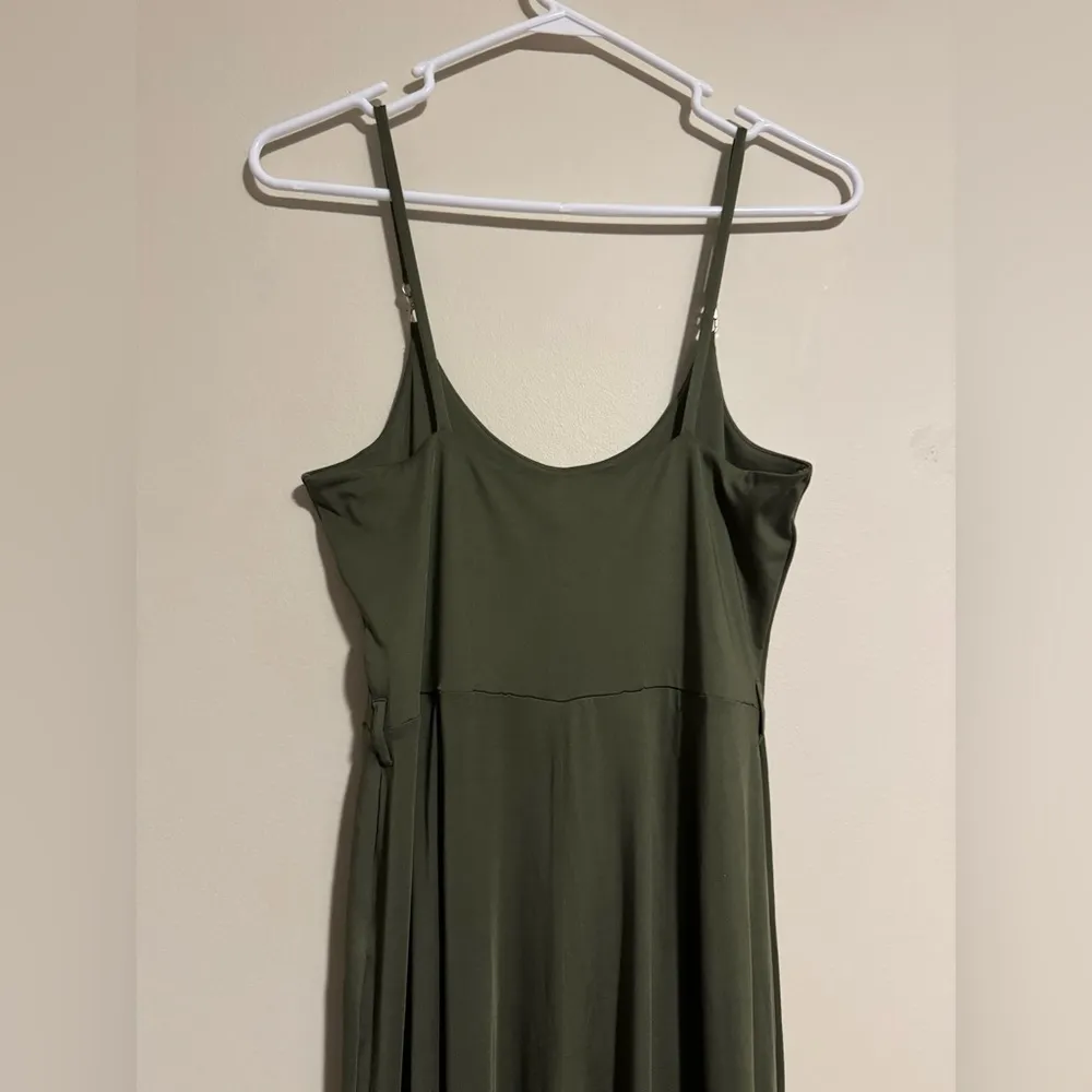 NWT Cuty Fashion Olive Green Wide Leg Spaghetti Strap Romper size large - Image 7