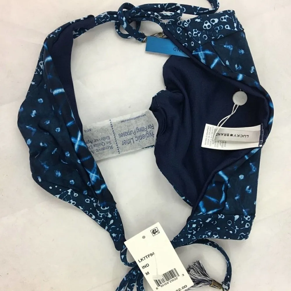 Lucky Brand Reversible Side Tie Bikini Bottom Size Medium - Image 6