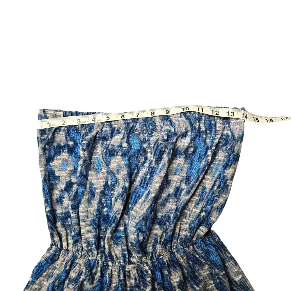 TYCHE Strapless Wide-Leg Blue Jumpsuit - Image 4