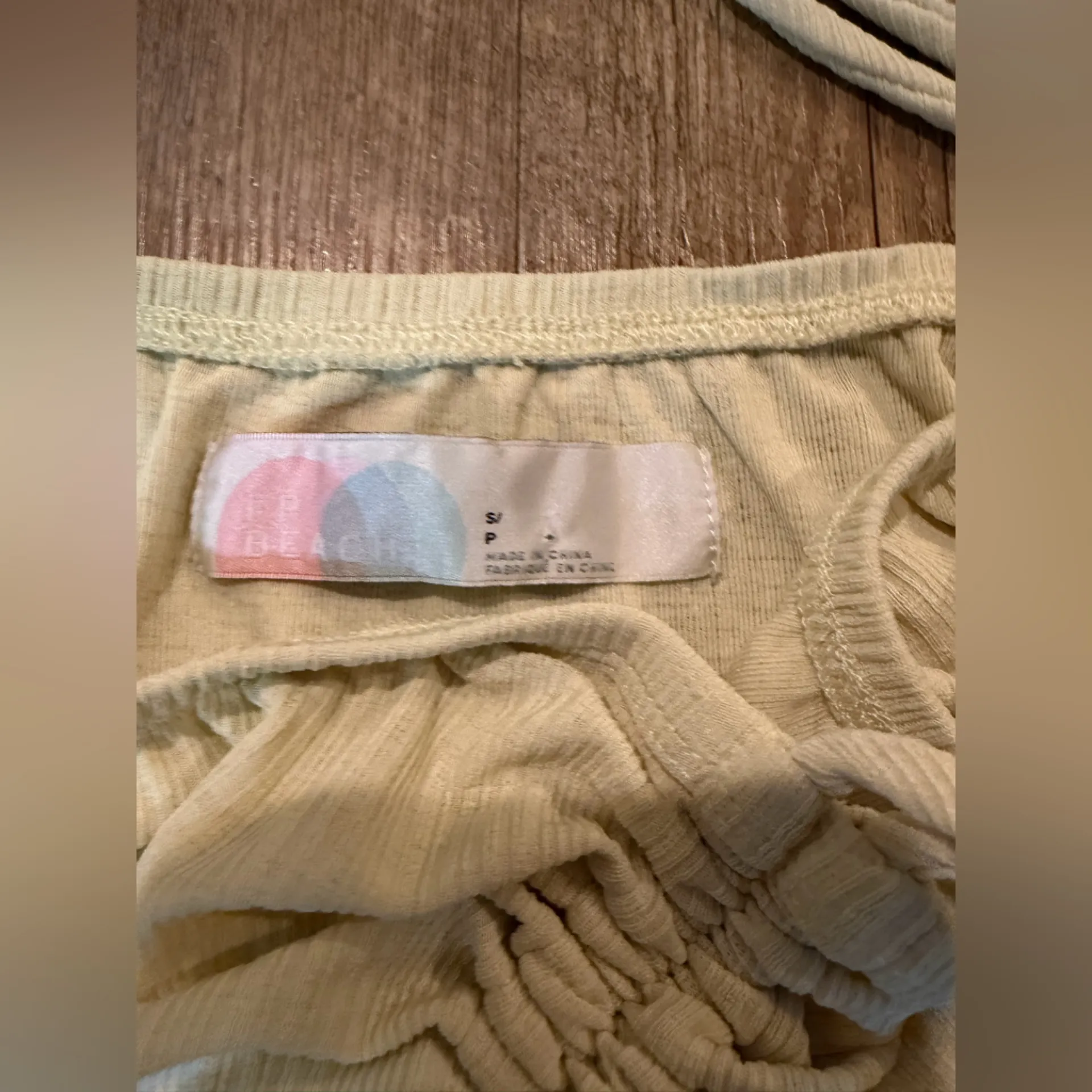 Free People Beach Addison Lime Green Swim Coverup Midi Halter Dress Small - Image 3