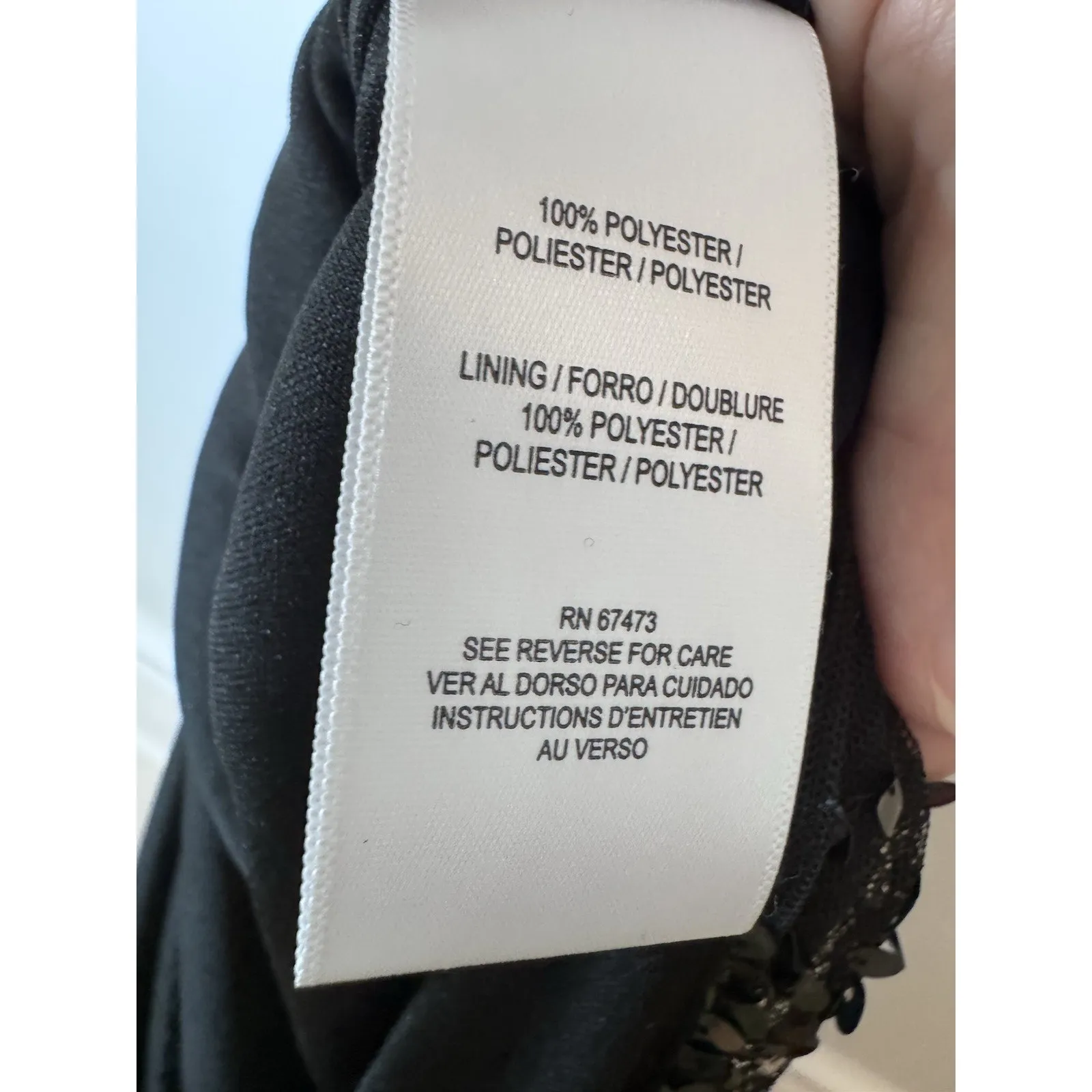 Violet Weekend Halter Neck Sequin Knit Dress Juniors Size 7/8 NWT $129 Black - Image 16