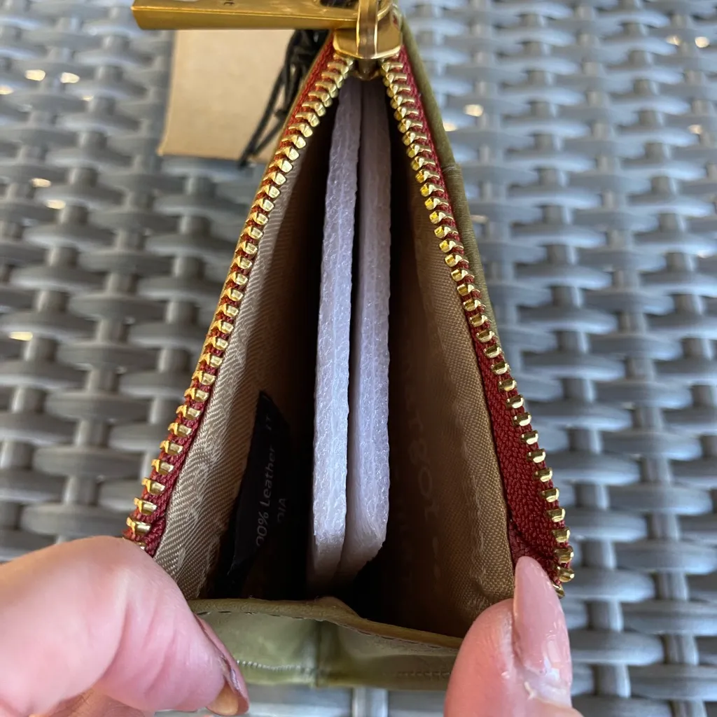 Margot New Emmy Leather Card Holder Green - Image 4