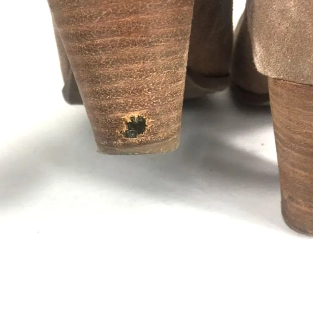 Sole Society LYLEE Sand TAN GENUINE Suede Ankle Booties-SIZE 8.5 - Image 5