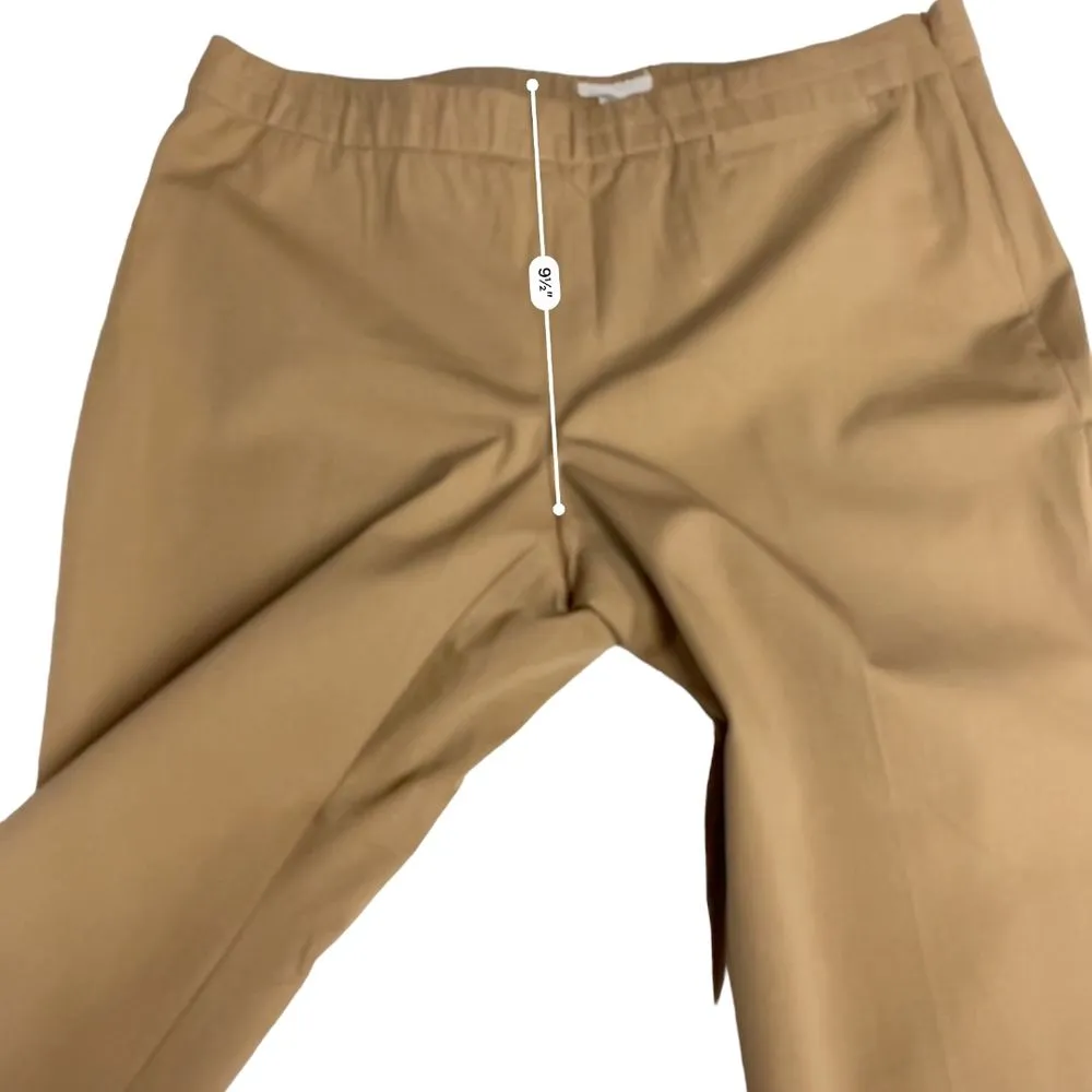 J Jill Precision Stretch Twill Slim‎ Leg Pants Womens Sz 16 Petite Tobacco Brown - Image 6