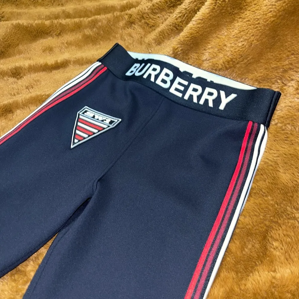 Burberry Sesia Logo Biker Shorts in Black - Image 7