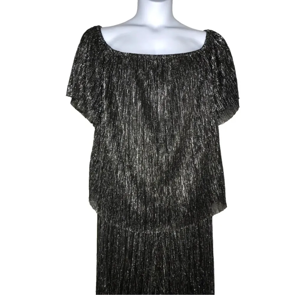 Rachel Rachel Roy Raw Edges Off the Shoulder Top Vicky Wide Leg Crop Pant Set 2X - Image 4