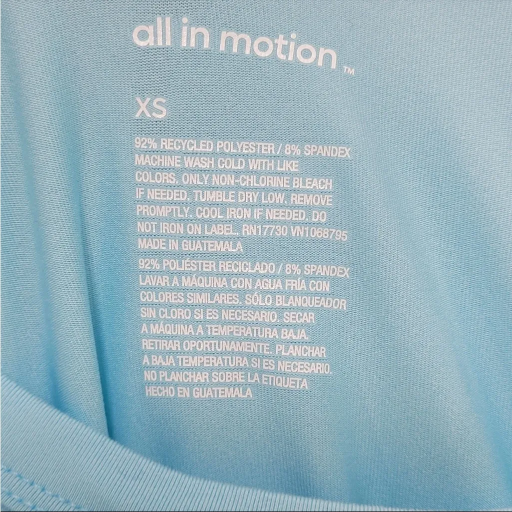 All in Motion Light Blue Short Sleeve Tee - Image 3