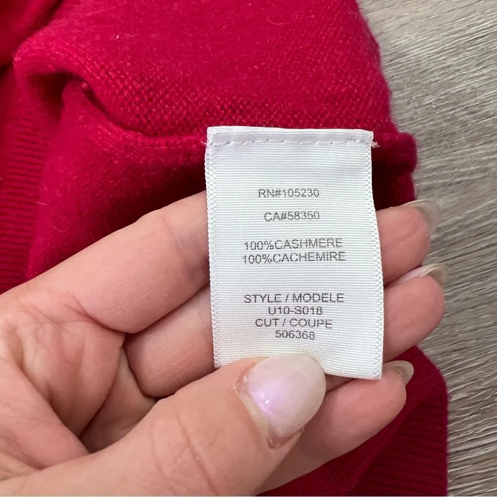 Equipment red 100% cashmere crewneck‎ sweater - Image 7