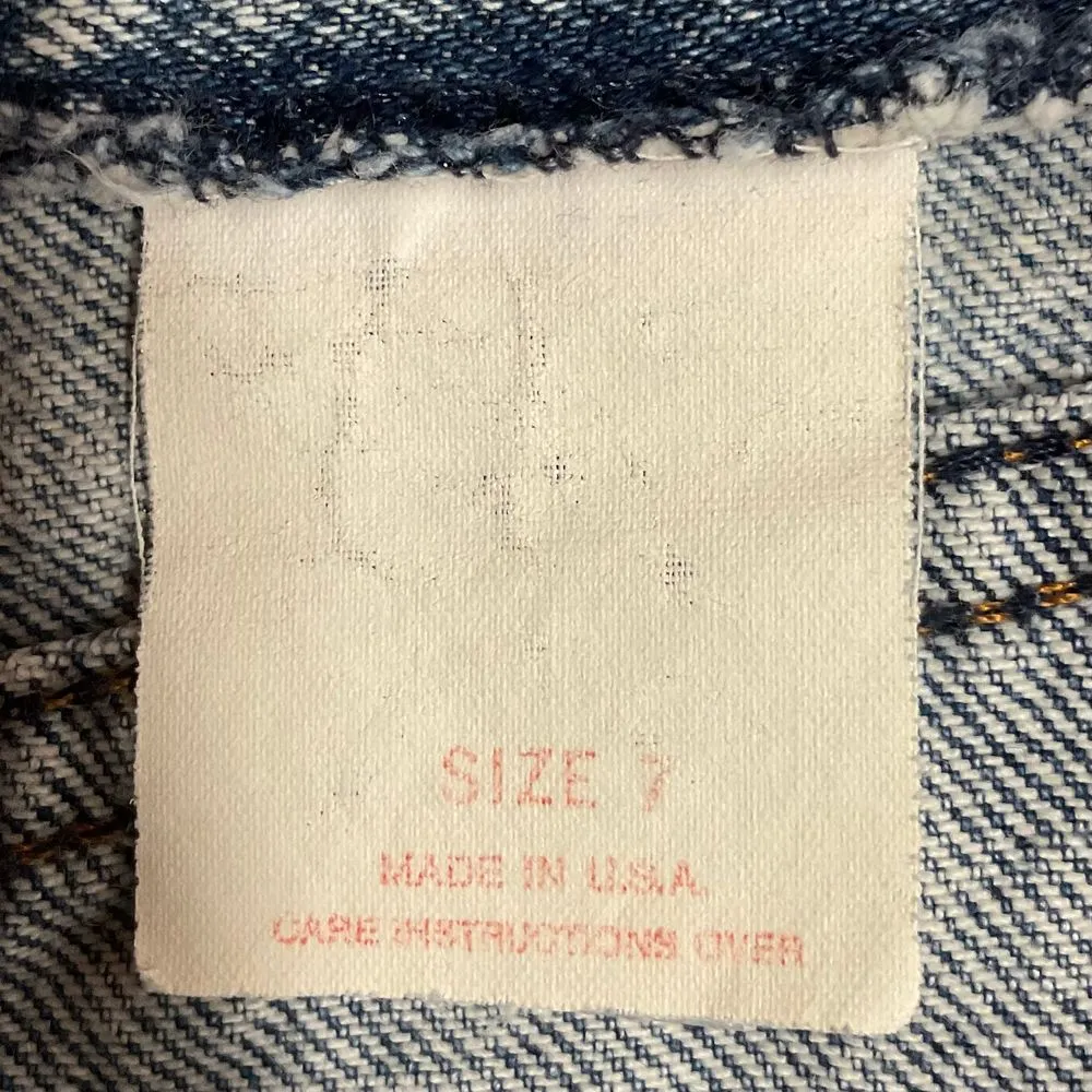 Vintage Nuovo High Waisted Mom‎ Jeans Size 7 Acid Wash Denim Ankle Zip Bow 80s Blue - Image 13