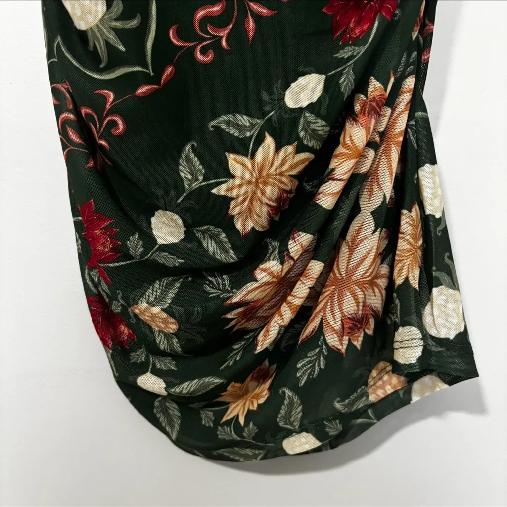 FARM Rio Pineapple Garden Stretch Tulle Body-Con Dress S - Image 3