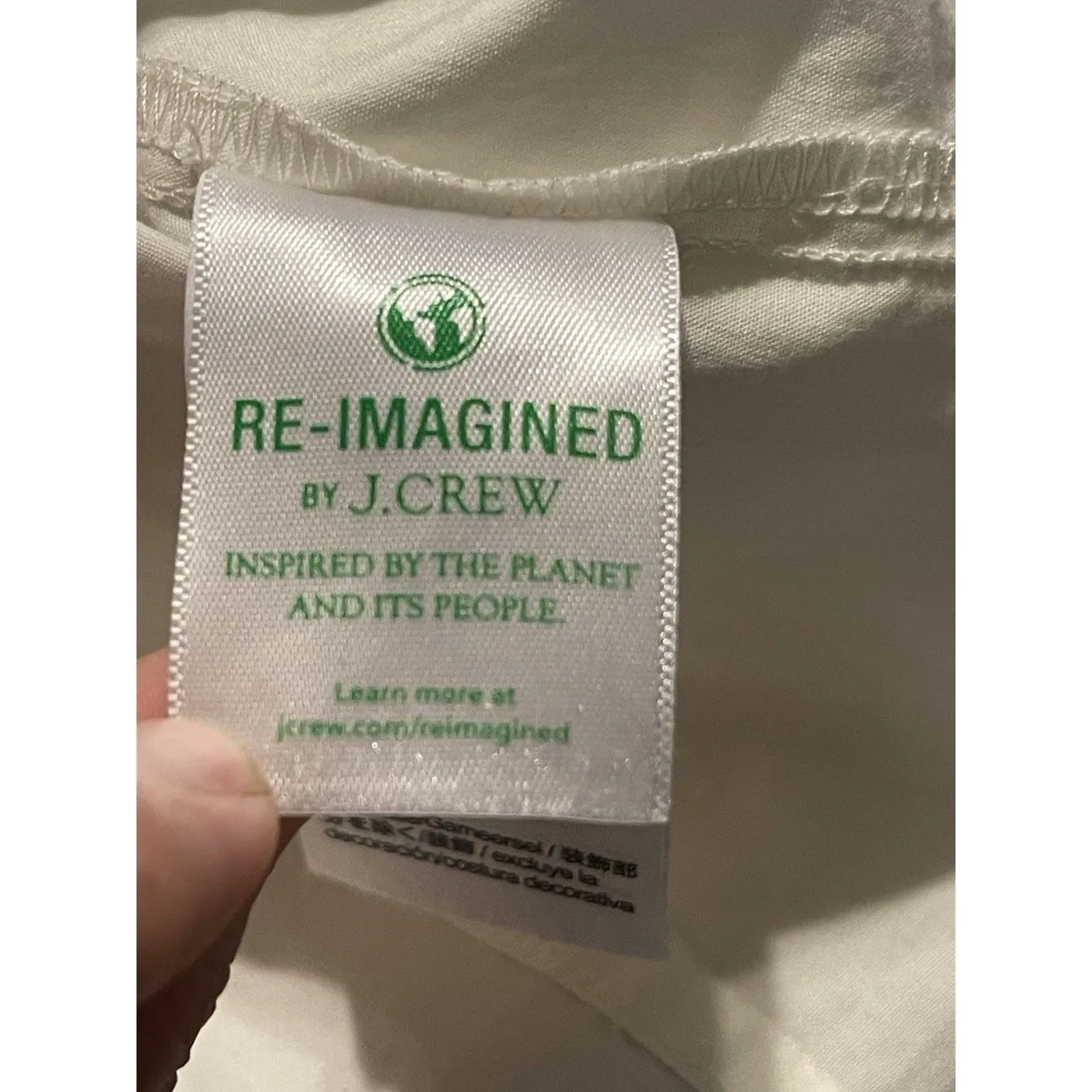 J.Crew Womens Blouse Sz 10 Short Sleeve Cottagecore Cottage Bohemian Smocked White - Image 10