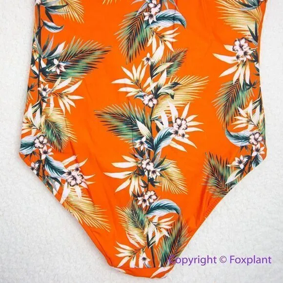 NEW‎ Seafolly ocean alley one shoulder ring maillot one piece swimsuit, US  10 - Image 11