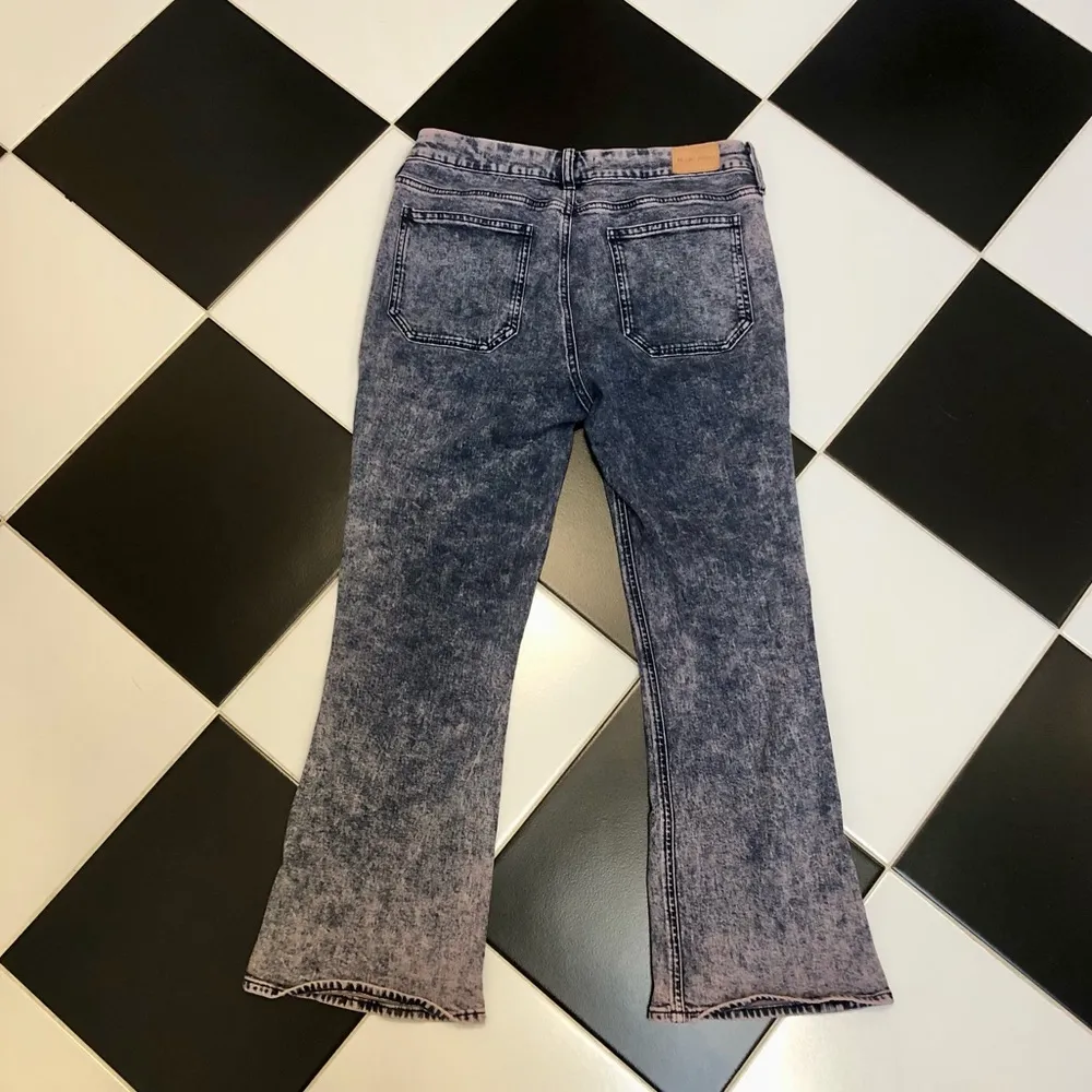 M.i.h. MIH Marty Acid Wash Gradient Crop Flare Jeans Pink Purple Y2K Mermaid 30 - Image 9