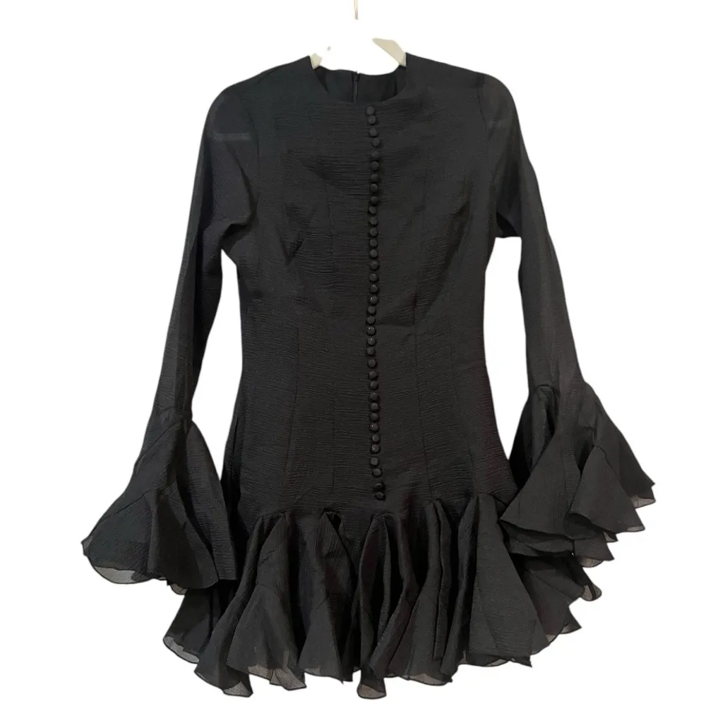 COMMENSE Romance Ruffle Sheer Dress
COLOR - Image 2