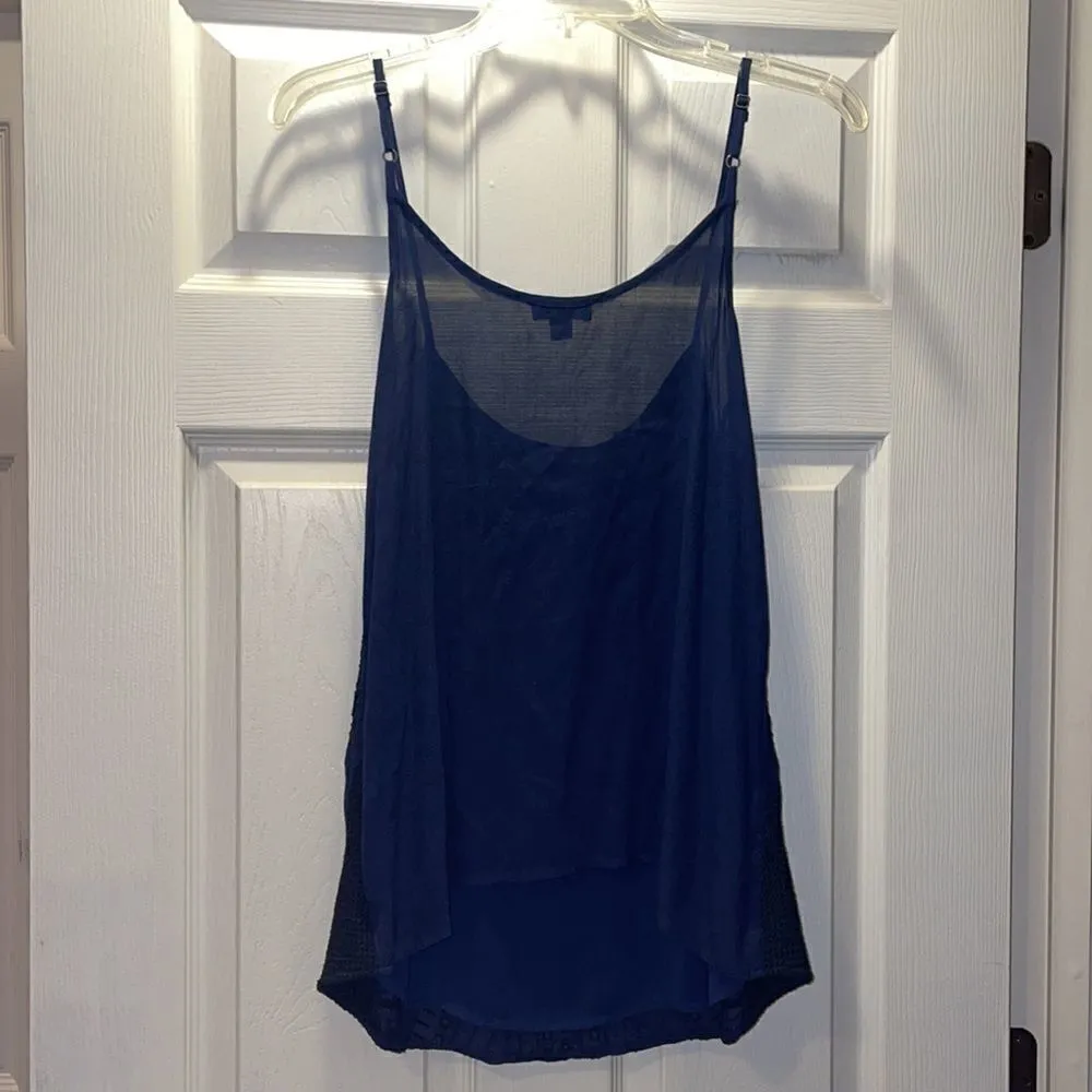 ✨Lucky Brand Navy Beaded tank top - Image 5
