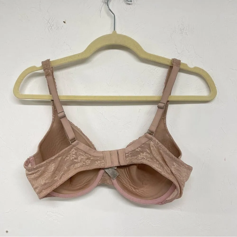 Victoria Secret Nude Lace Push Up Bra 36C - Image 8