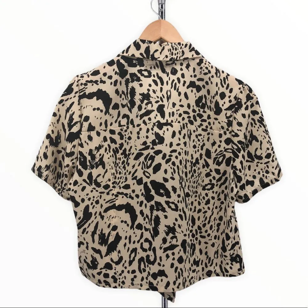 Nasty Gal Leopard Print Button Down Blouse Jacket - Image 7