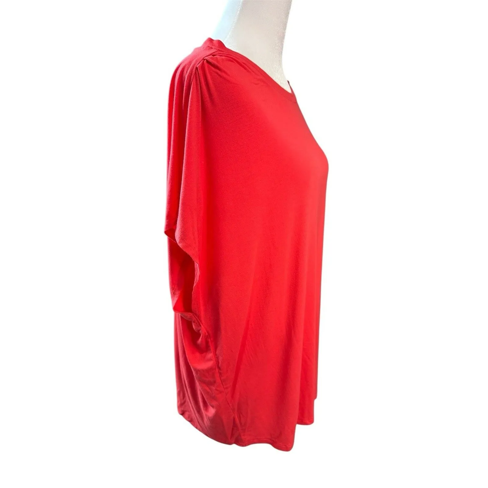 Simply Vera Vera Wang Top Size XXL Coral Women’s Blouse Retail $30 NWT - Image 4