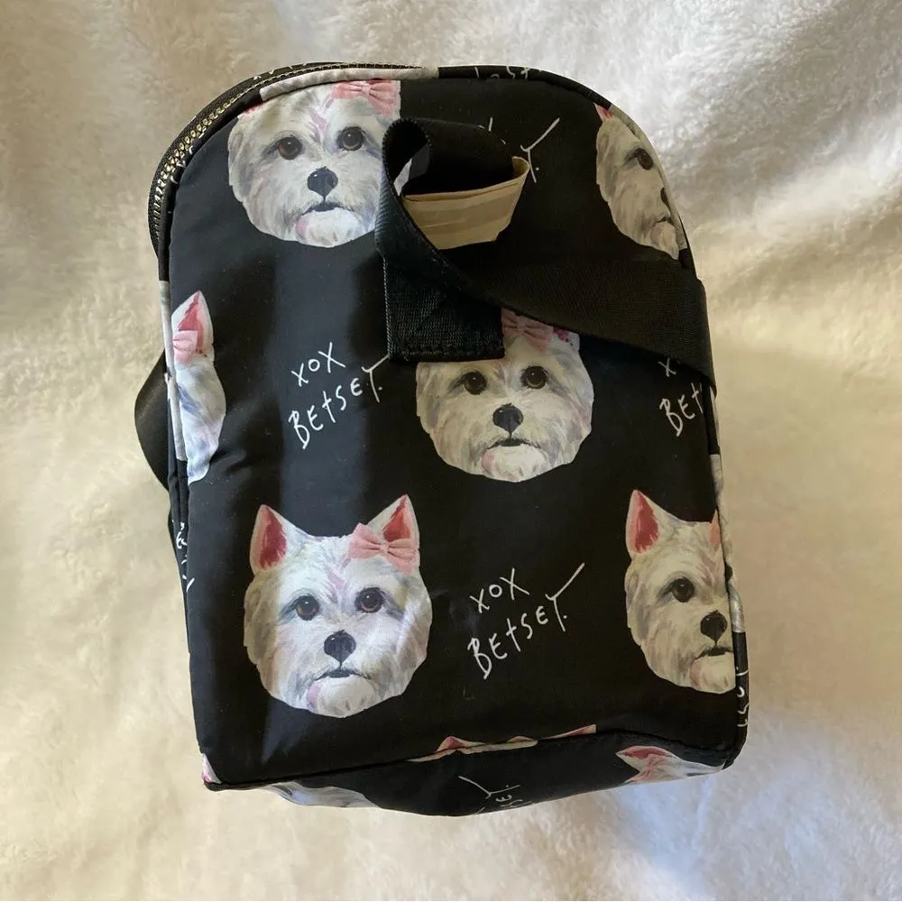 Betsey Johnson Insulated Lunch Tote Bag West Highland Terrier NWT - Image 6
