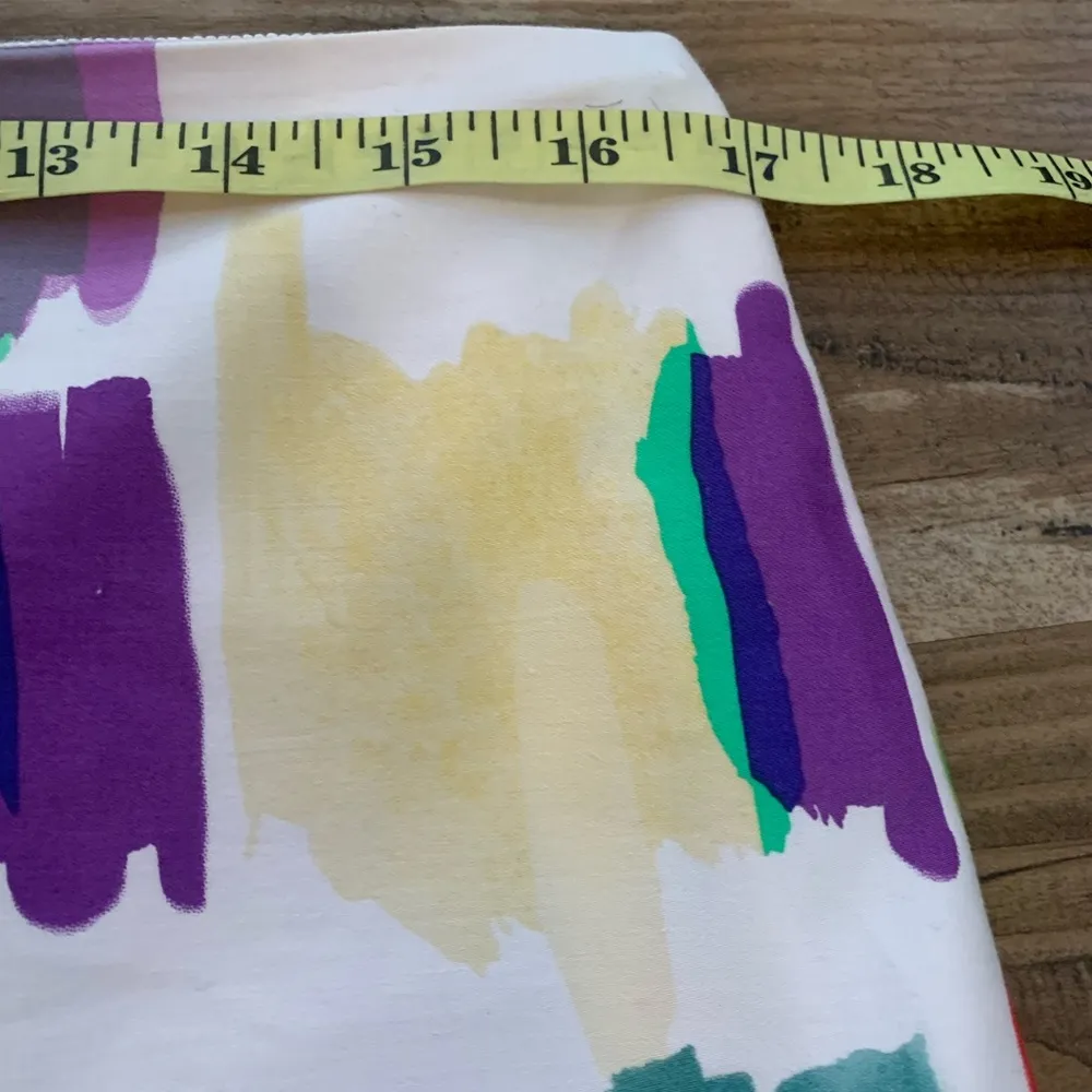 Worth Colorful Pencil Skirt Size 10 Cotton Blend - Image 6