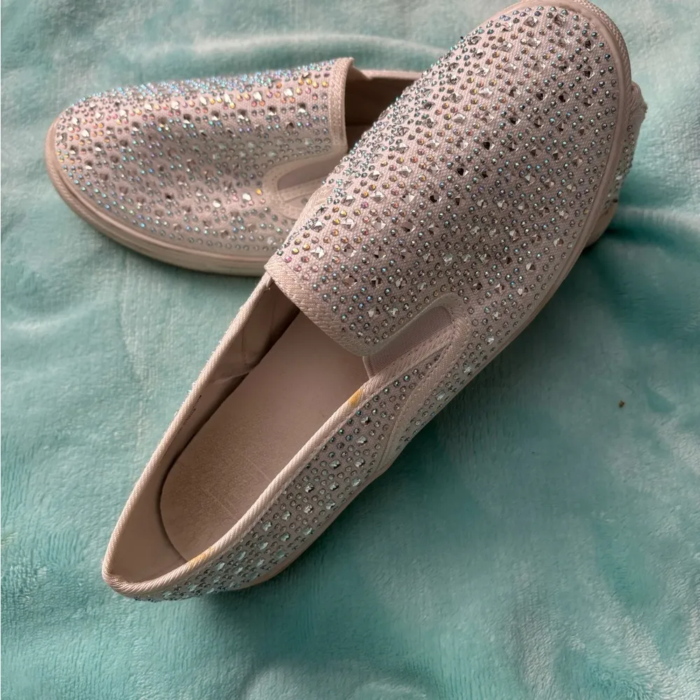 Women's Sparkling Slip-On Shoes - Image 2