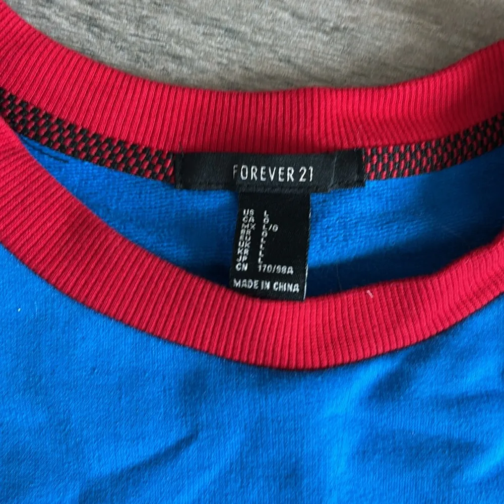 Forever 21 have a nice day cropped sweater - Image 3