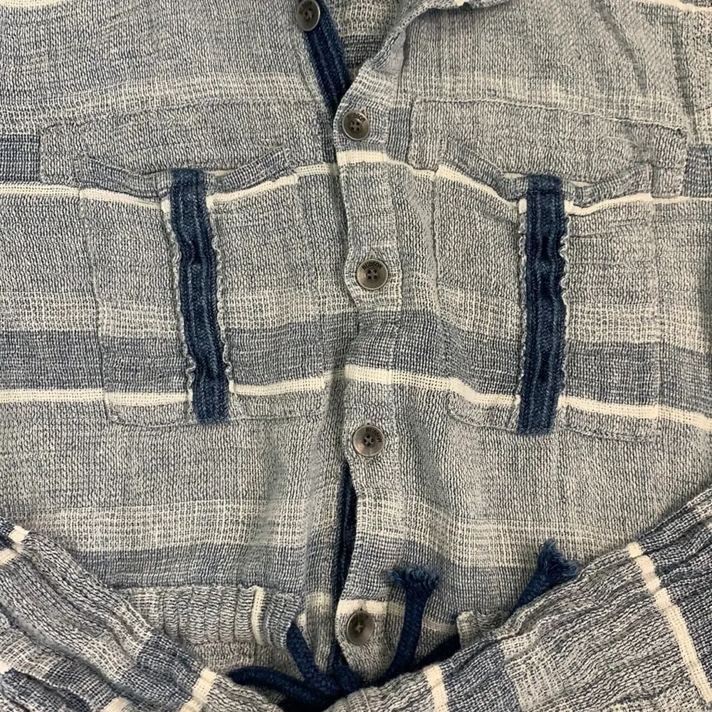 Hudson Jeans Blue Striped SZ S Top - Image 4