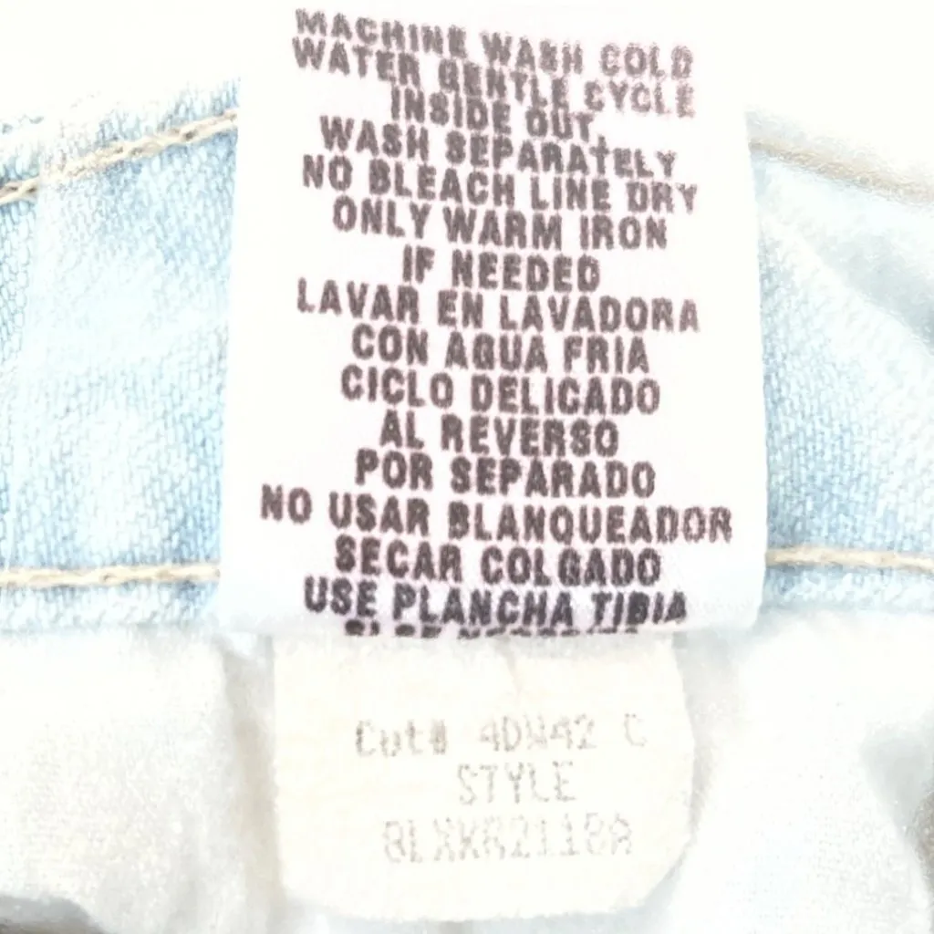 Lei Size 9 Blue cotton Denim Shorts 13 Inch Inseam 42g - Image 8