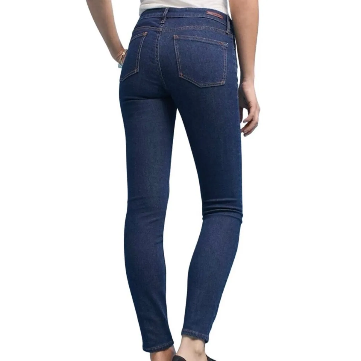 Pilcro and the Letterpress High Rise Skinny Jeans Sz 8 Blue - Image 10