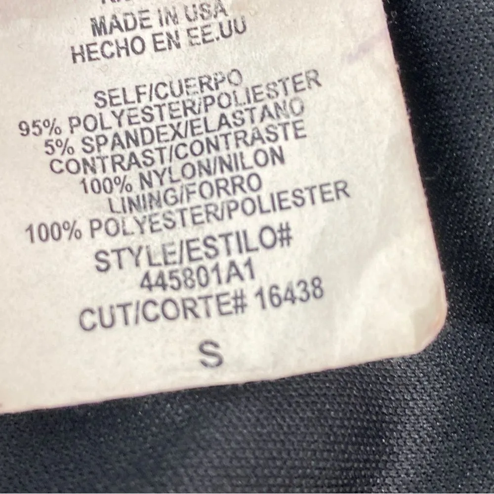 Vintage Fredricks Of Hollywood Ruched Bodycon Mini Dress Black Small Black - Image 9