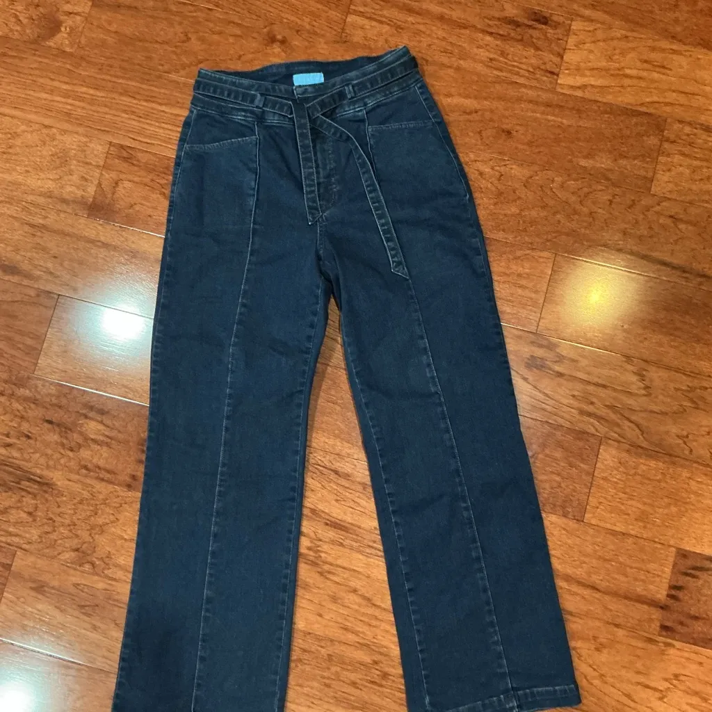 Draper James Dark Denim with tie Size 8 - Image 2