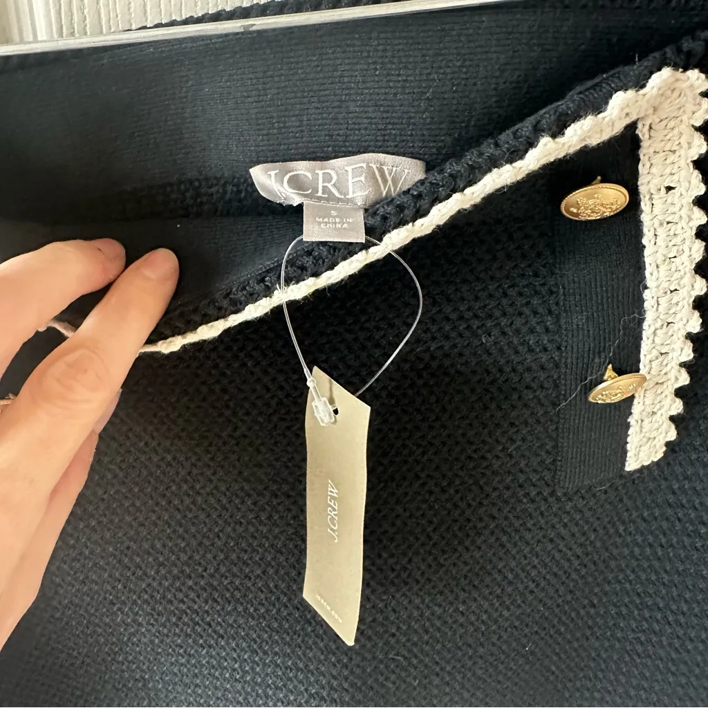 J Crew Crochet mini skirt small - Image 7