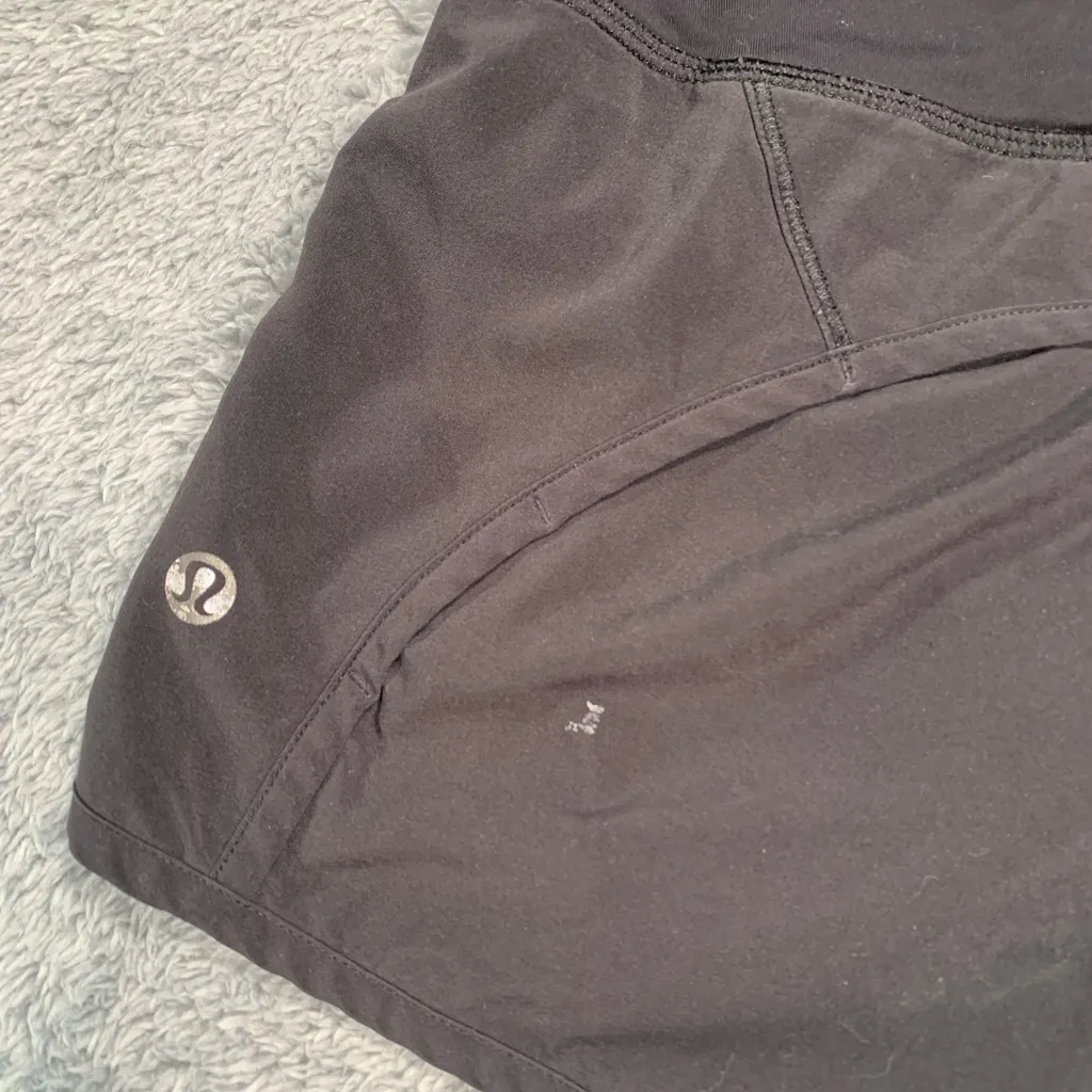 lululemon athletica Black Women's Athletic Shorts - Image 7