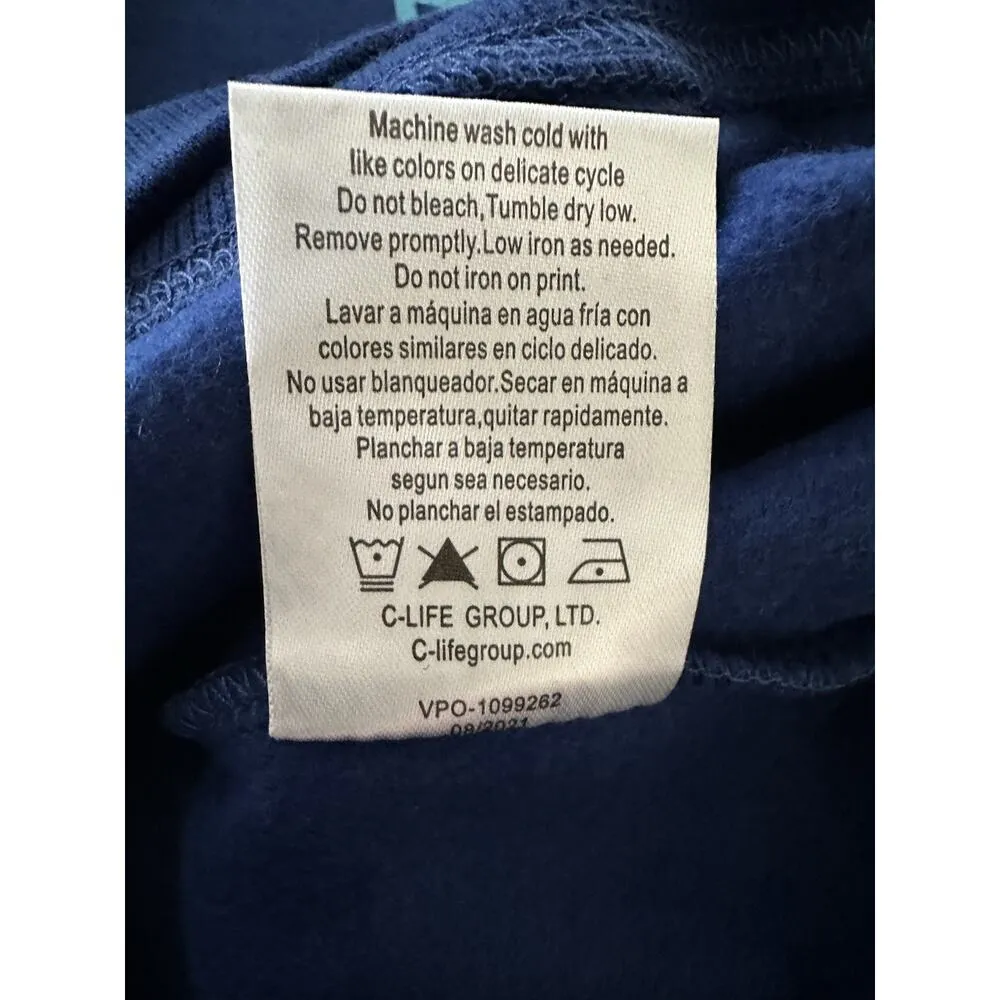 NWT women’s Chemistry Pullover Sweatshirt Blue Size Medium - Image 7