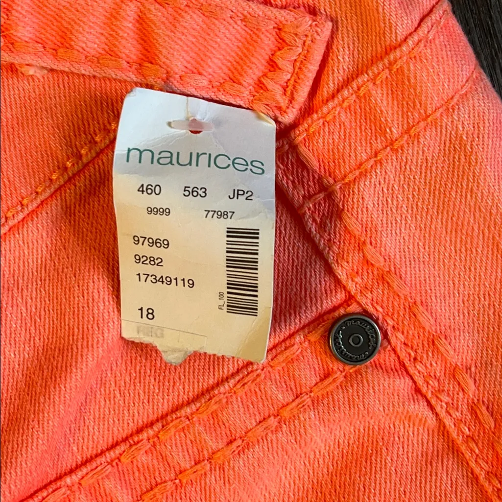 Maurices Women’s Coral Jegging Denim Jeans Size 18 NWT - Image 6