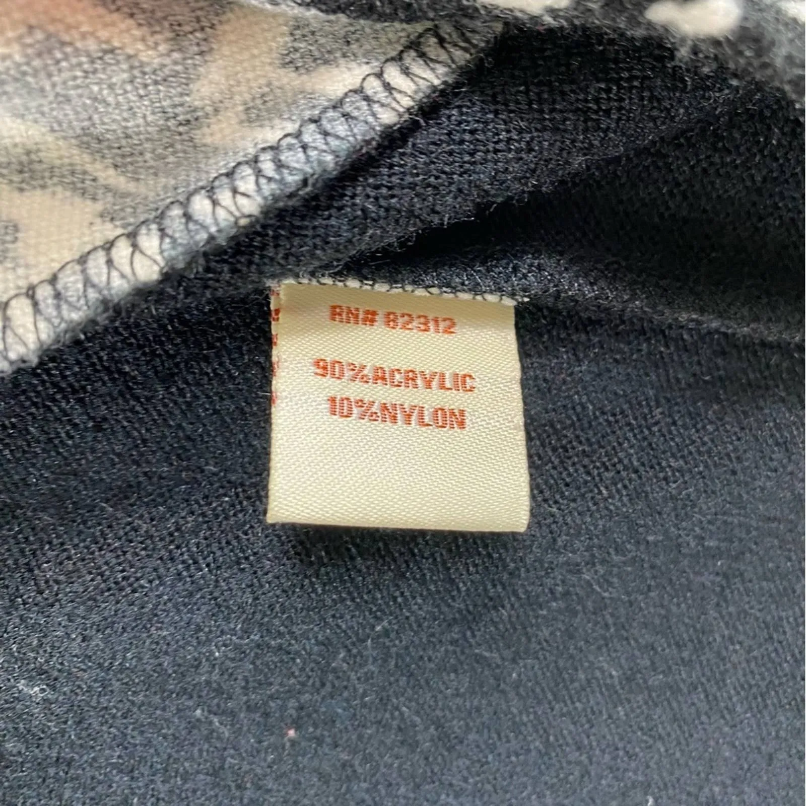 Aryeh Black White Short Cap Sleeve Round Neck Fit & Flare Sweater Dress Size M - Image 7