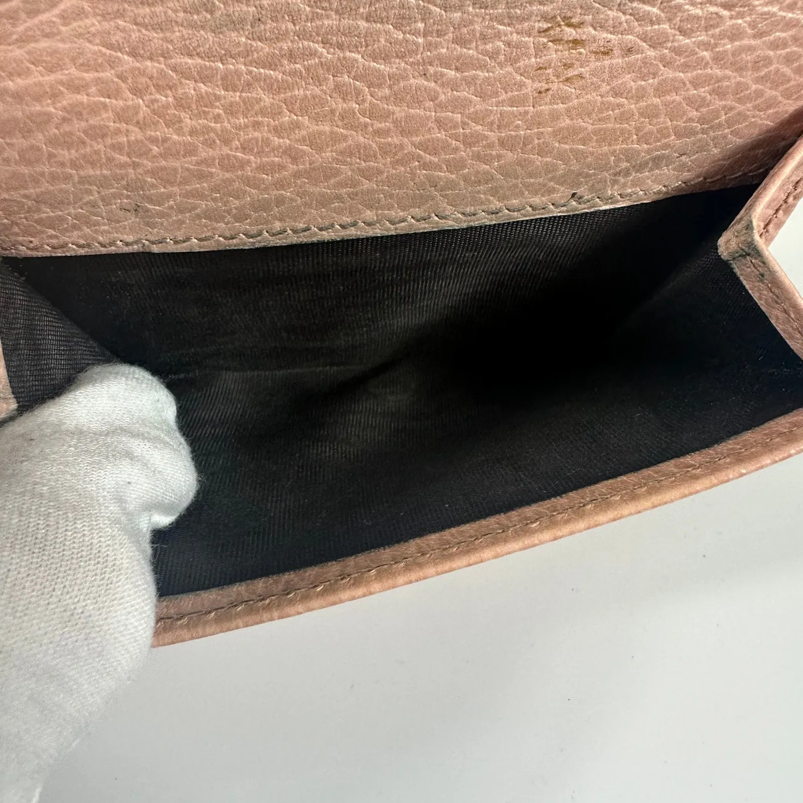 Gucci  Marmont Pink Leather Compact Wallet - Preowned Authentic - Image 15