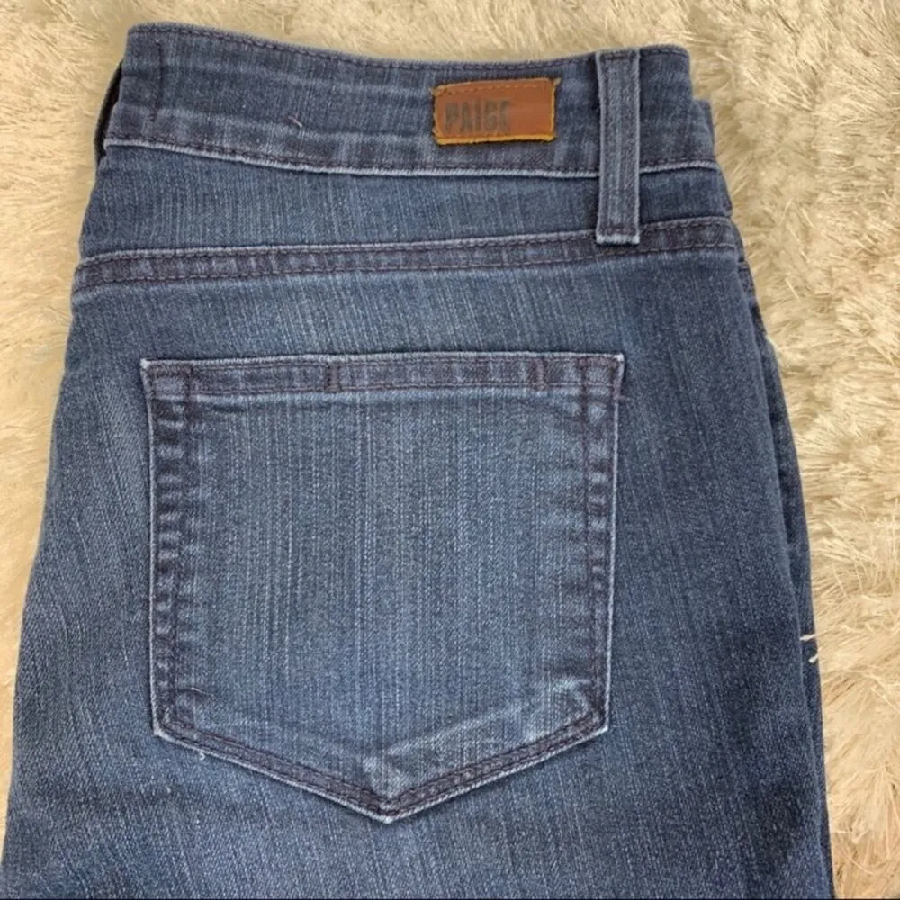 Paige Peg Skinny Feliz Stretch Jeans Sz 27 - Image 7