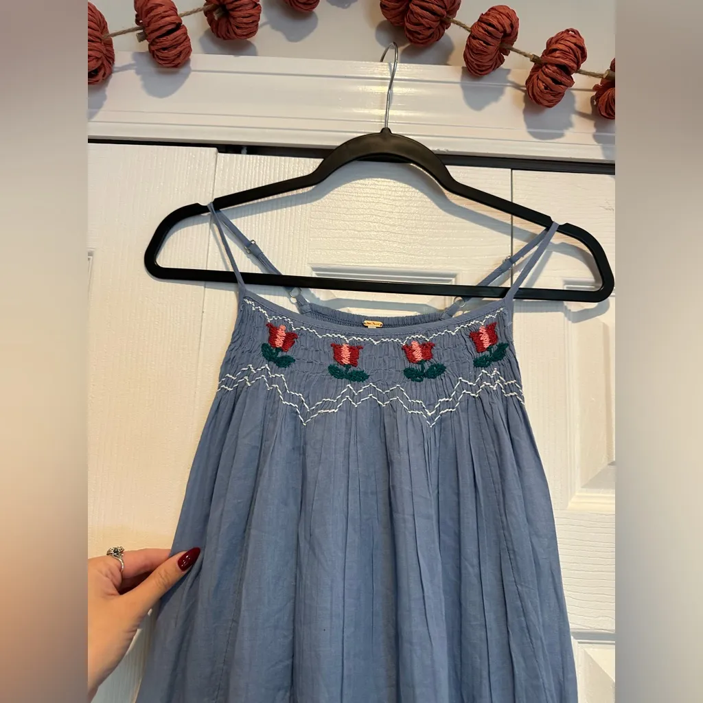 Free People Tip Toeing Tulip Midi Dress - Image 3